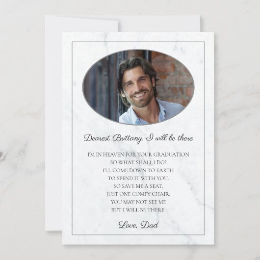 記念モダン記エレガントパパから大学院 シーズンカード (正面)