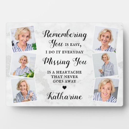 記念モダン記念の記念の記念撮影コラージュ フォトプラーク (正面)