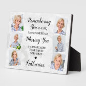 記念モダン記念の記念の記念撮影コラージュ フォトプラーク (側面)