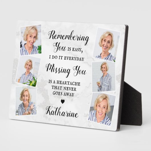 記念モダン記念の記念の記念撮影コラージュ フォトプラーク (側面)