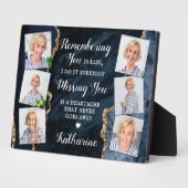 記念モダン記念カスタム6フォトコラージュ フォトプラーク (側面)