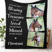 記念モダン記念パーソナライズされた3枚 フリースブランケット