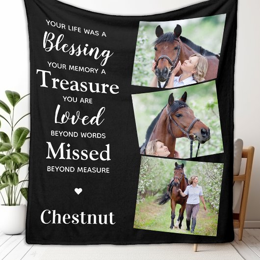 記念モダン記念パーソナライズされた3枚 フリースブランケット