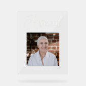 記念モダン記念専用標識 アクリルサイン (正面)