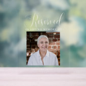 記念モダン記念専用標識 アクリルサイン (ニュートラル)