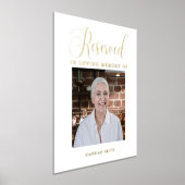 記念モダン記念専用標識 箔ポスター (レイダウン)