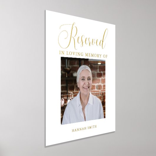 記念モダン記念専用標識 箔ポスター (レイダウン)