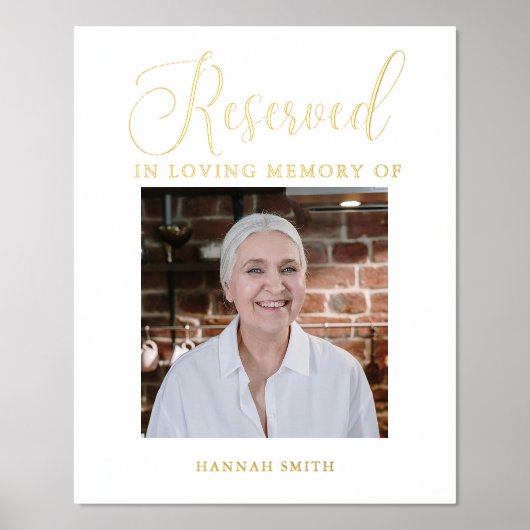 記念モダン記念専用標識 箔ポスター (正面)