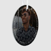 記念モダン記念悔やみや弔慰献上品の写真 オーナメント (正面)