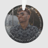 記念モダン記念悔やみや弔慰献上品の写真 オーナメント (正面)