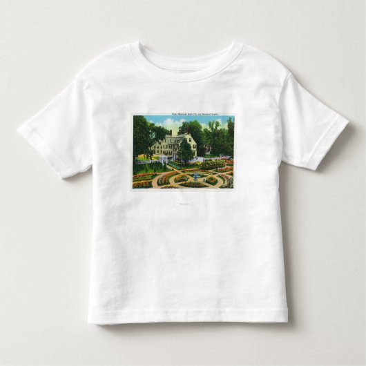 記念ロープおよび植物園の眺め# 1 トドラーTシャツ (正面)