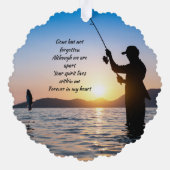 記念写真お祝いの命の形見 オーナメントカード (裏面)