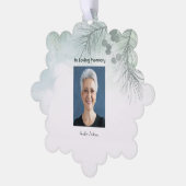 記念写真お祝いの命の形見 オーナメントカード (左)