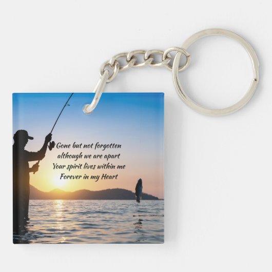 記念写真お祝いの命の形見 キーホルダー (裏面)