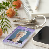 記念写真お祝いの命の形見 キーホルダー (正面右)