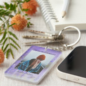 記念写真お祝いの命の形見 キーホルダー (正面右)