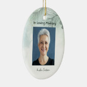 記念写真お祝いの命の形見 セラミックオーナメント (右)