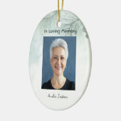 記念写真お祝いの命の形見 セラミックオーナメント (左)