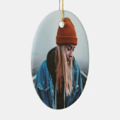 記念写真お祝いの命の形見 セラミックオーナメント (右)