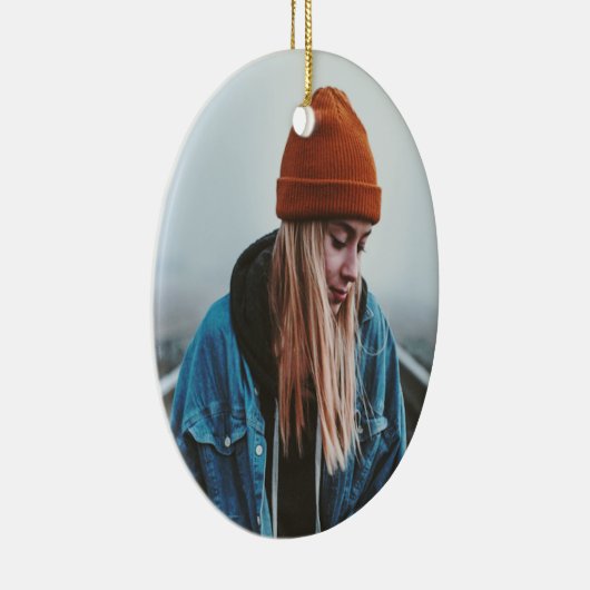 記念写真お祝いの命の形見 セラミックオーナメント (右)