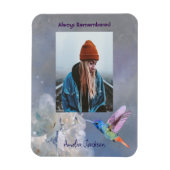 記念写真お祝いの命の形見 マグネット (縦)