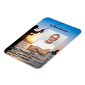 記念写真お祝いの命の形見 マグネット (左側)