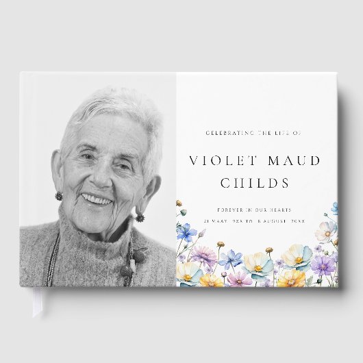 記念写真お祝い ゲストブック (正面)