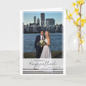 記念写真とウィッシュ折り畳まれたグリーティングカード カード (黄色い花)