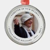 記念写真の献上品 メタルオーナメント (正面)