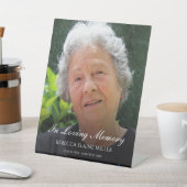 記念写真または葬儀写真の献上品 台座サイン (インサイチュ)