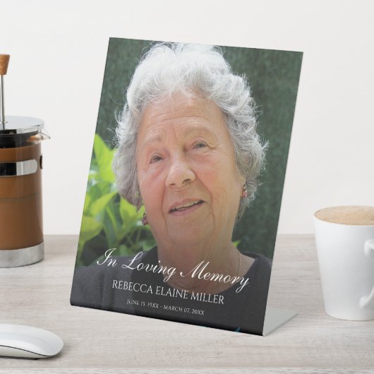 記念写真または葬儀写真の献上品 台座サイン (インサイチュ)