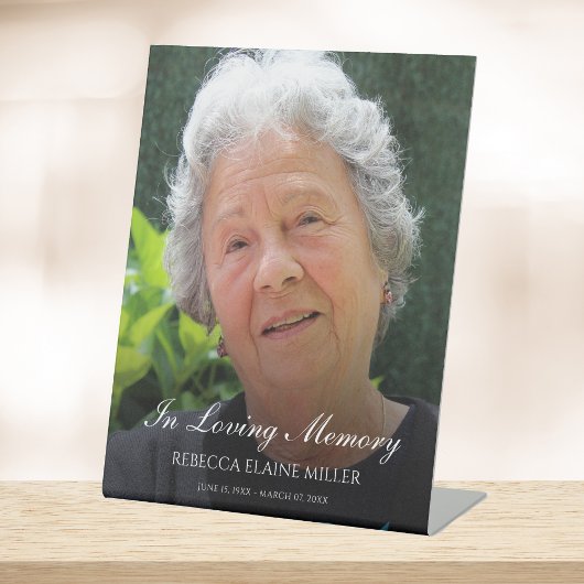 記念写真または葬儀写真の献上品 台座サイン