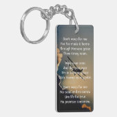 記念写真クリスチャンパイロット飛んでいる機 キーホルダー (正面左)