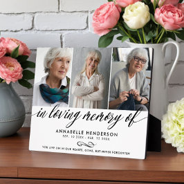 記念写真コラージュの愛する思い出で フォトプラーク