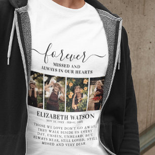 記念写真コラージュ 私たちのハート Tシャツ