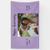 記念写真バナモダンーパープル 横断幕 (縦)