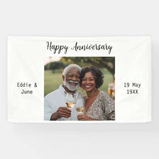 記念写真バモダンナーホワイト 横断幕 (横)