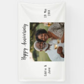 記念写真バモダンナーホワイト 横断幕 (縦)