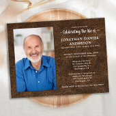 記念写真フェイク革お祝い インビテーションポストカード