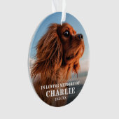 記念写真ペット記念館 オーナメント (正面)