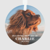 記念写真ペット記念館 オーナメント (裏面)