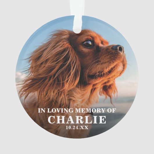 記念写真ペット記念館 オーナメント (裏面)