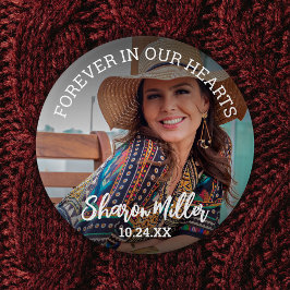 記念写真ボタン「永遠に私たちのハート内」 缶バッジ