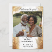 記念写真モダン招待状白 招待状 (正面)