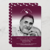 記念写真ヴァイオリン管弦楽招待状 招待状 (正面/裏面)