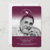 記念写真ヴァイオリン管弦楽招待状 招待状 (正面)