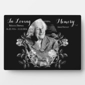 記念写真ヴィンテージ花遺跡記念 フォトプラーク (正面)