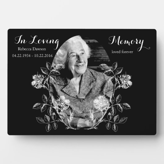 記念写真ヴィンテージ花遺跡記念 フォトプラーク (正面)