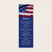 記念写真愛国的葬儀祈りの言葉しおり (裏面)