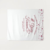 記念写真撮影用バックドロップ　永遠への◯年 タペストリー (正面(横))